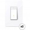 TP-Link HS220 Smart Wi-Fi Light Switch with Dimmer (2-Pack)