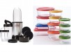 Magic Bullet 11-Piece Blending System + 24-Piece Pyrex Storage Set (Kohl