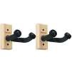 2-Pack Proline FretRest Guitar Wall Hangers (Black or Natural)