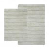 Hotel Collection 2-piece Striped Reversible Bath Rugs