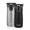 Contigo 2-Pack Travel Mugs Matte Black & Stainless Steel 2.0 ea