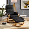 Medford Manual Swivel Recliner with Ottoman
