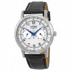 Citizen Eco-Drive Silver Dial Black Leather Men