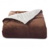 Cuddl Duds Cozy Soft Throw for $10.5, Cuddl Duds Jacquard Sherpa Comforter from $22.39