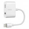 Belkin Rockstar 3.5mm Aux + Charging Adapter for iPhone XS, XS Max, XR, 8/8 Plus (Refurbished)