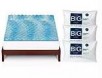 The Big One 1.5" Gel Memory Foam Mattress Topper + 3-Pack Microfiber Pillows for $29.37