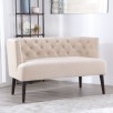 Andrea Tufted Velvet Settee (Assorted Colors)
