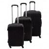 3 Pcs Luggage Travel Set w/ TSA Lock - Black
