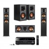 Klipsch: R-625FA (Pair) + R-41M (Pair) + R-52C + Yamaha RX-V485 Receiver $999, More