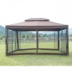 New 10X 10 inch Outdoor Gazebo Steel frame Vented Garden Gazebo Canopy