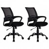 BestOffice Ergonomic Mid-Back Mesh Office Chair 2-Pack