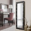 Marquee Wall, Floor, and Over-The-Door Mirror Jewelry Cabinet in Grey or Black + $10 in Kohl