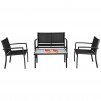 Costway 4-Piece Patio Coffee Table Set