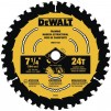 Dewalt 7-1/4" 24-Tooth Tungsten Carbide-Tipped Steel Circular Saw Blade (DWA171424L) for $4.98, More