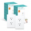 TP-Link 125-Volt Indoor Only White Wi-Fi Compatibility Smart Plug 2-Pack