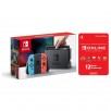 Nintendo Switch Console w/ Neon or Gray Joy-Cons + 12-Month Nintendo Switch Online Membership