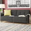 Zipcode Design Geraldton Linen Convertible Sofa