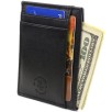Hammer Anvil Leather RFID Safe Anti-Theft Minimalist Wallet