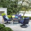 Outdoor Oasis Santa Rosa 4-pc. Loveseat Conversation Set