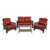 Outdoor Oasis Palm Island 4-Piece Wicker Set