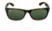 Ray-Ban Unisex New Wayfarer Classic Tortoise Frame Sunglasses
