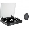 Audio-Technica Consumer AT-LP60BK-BT Turntable with Bluetooth Speaker Bundle (Black)