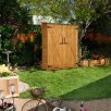 Mccombo 64" Fir Wood Garden Shed