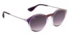 Ray Ban Grey Gradient Round Unisex Sunglasses