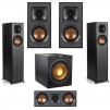 Klipsch 2 Pack R-610F Floorstanding Home Speaker With 2 More Speakers /Subwoofer