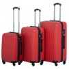 FDW 3-Piece Luggage Set with TSA Locks in Red + $9.75 in Rakuten Points