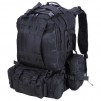 Yescom Military Molle Tactical Hiking Backpack in Black