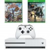 Microsoft Xbox One S 1TB White Console & Sunset Overdrive Video Game Bundle