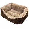 Woof 20"x17" Small Square Pet Bed (Brown) for $8.39, More