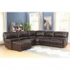 Abbyson Living Carrington 6-Piece Leather Gel Sectional Sofa