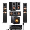 Klipsch 2 Pack R-625FA Dolby Atmos Floor standing Speaker With Speaker Bundle