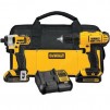 DeWalt 20V Max Cordless Lithium-Ion Drill Driver and Impact Driver Combo Kit (Refurbished)