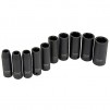 10-Piece Evolv Deep Impact Socket Set: Metric for $12 or Inch for $9