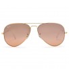 Ray-Ban RB3025 58mm Aviator Sunglasses (Gold/Smoke Pink)