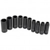 10-pc Evolv 1/2" Drive Deep Impact Socket Set: Metric for $12, SAE for $9