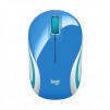 Logitech M187 - Mouse - optical - 3 buttons - wireless - 2.4 GHz - USB wireless receiver  (Blue or Blossom)