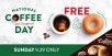 National Coffee Day offers: Krispy Kreme: Free cup of coffee and one Original Glazed Doughnut, More