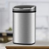 13-Gallon Touch-Free Sensor Automatic Stainless Steel Trash Can