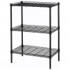 3-Tier Shelving Unit Rack - Black