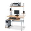 RS ToGo Pavilion II Computer Desk, 57 7/8"H x 47 1/10"W x 26 3/5"D, Cherry