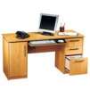 RS To�Go Dawson Computer Desk, 30"H x 59 1/2"W x 23 1/2"D, Sky Alder