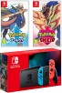 Nintendo Switch Console New Version w/ Pokemon Sword Or Shield Bundle