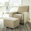 Abbyson Living Leyla Gliding Chair with Ottoman (Assorted Colors)