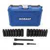 Kobalt 19pc 3/8-in Drive 6-Point Thin-Wall Impact Socket Set MM/SAE