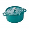 Staub 4-Quart Cast Iron Round Cocotte - Turquoise + $25 back for $100, More