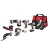 PORTER-CABLE 8-Tool 20-Volt Max Power Tool Combo Kit with Soft Case (Charger Included and 2-Batteries Included)